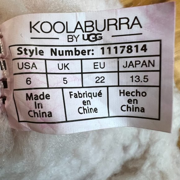 KOOLABURRA by UGG Aribel Short Boot Dark Pink Suede Leather Toddler Girl's 6 - Picture 6 of 6